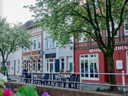 Fachwerkhäuser am Fleth in der Buxtehuder Altstadt