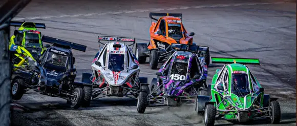 XC-CrossCar-Buggys im Kurvenkampf