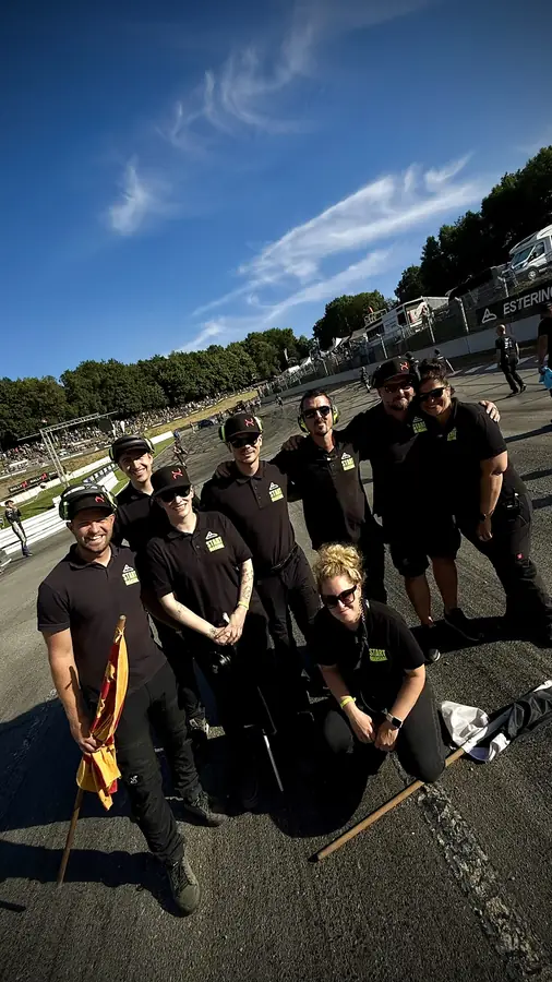 Das Start-Marshal-Team des Esterings